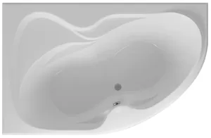 Ванна акриловая Акватек 170х105 левая, фронтальная панель, каркас, слив