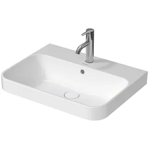 Раковина DURAVIT 600х460 антигрязевое покрытие WonderGliss, белая 23606000001