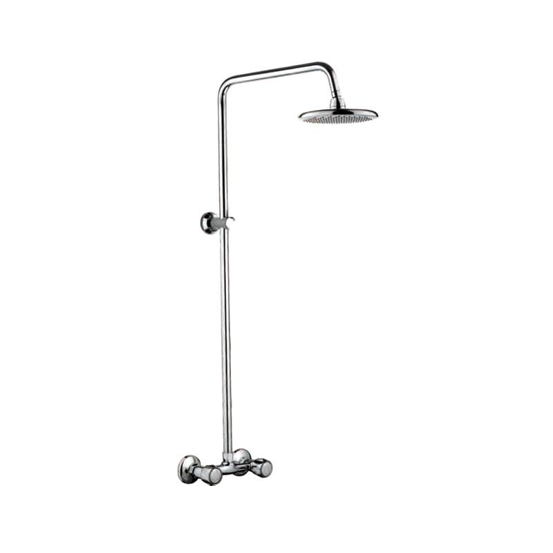 Душевая система Ledeme без излива, с тропическим душем, двухзахватный, хром L2394