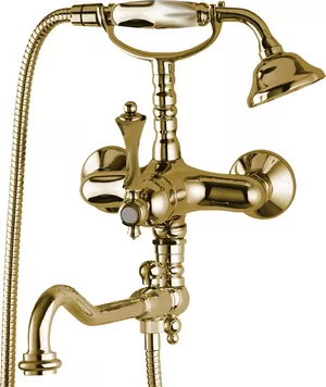 Смеситель CEZARES -VDFM2-02-M для ванны/душа, однорычажный, ручной душ, бронза