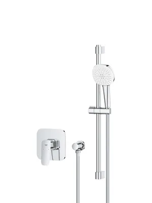Душевая система Grohe для душа, без встр. части, штанга 470-620мм, руч. душ, хром 1053350000