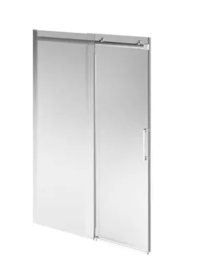 Душевая дверь KERAMA MARAZZI 1400х2100 стекло прозр./профиль никель браш. CT.140.1/2.SD.BN