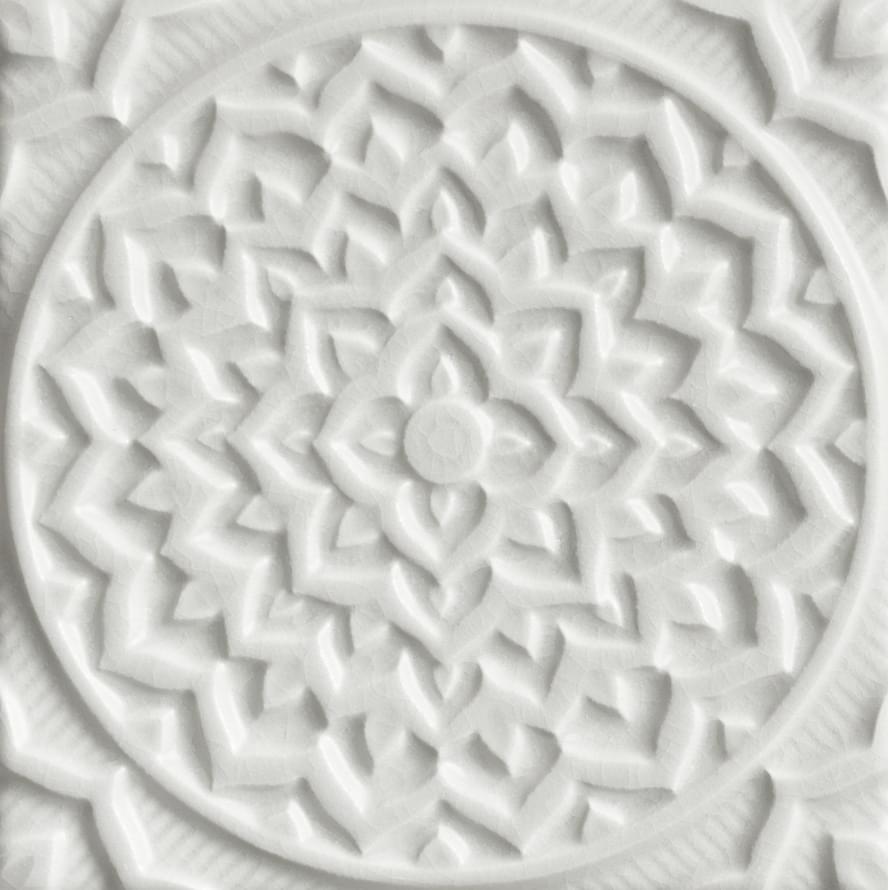 декор Earth Relieve Mandala Cosmos Ash Gray 15x15