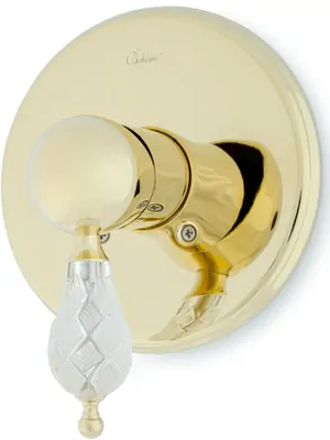 Смеситель Boheme 285-CRST для душа, встраиваемый, однозахватный, золото