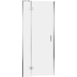 Душевая дверь Kermi 1000х2000 левая распашная, серебро/глянец+стекло KermiClean LISFL10020VPK