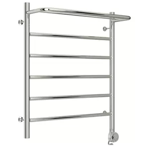 Полотенцесушитель электрический СТИЛЬЕ 600х500, нерж. сталь, ТЭН справа, 00520-6050