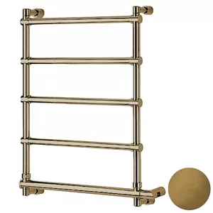 Полотенцесушитель электрический Margaroli 542-5 (840х570) бронза, 100Вт, 5424705OBNB