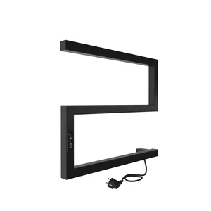 Полотенцесушитель Indigo (electrо) б/п 400х500 скр.провод справа, черный муар, DGS40-50BRRt