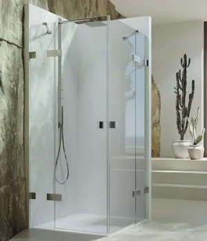 Душевой уголок HUPPE Pro 900х900х2000 профиль бронза RAL/прозрачное Anti-Plaque 7R1180.998.322