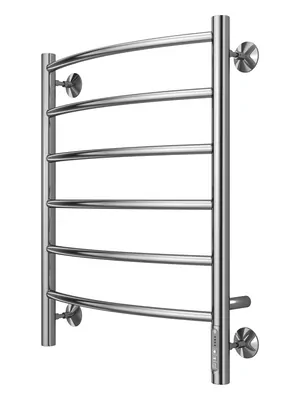 Полотенцесушитель TERMINUS П6 (ШВ:532x650) электрический, quick touch, нерж.сталь, тэн справа
