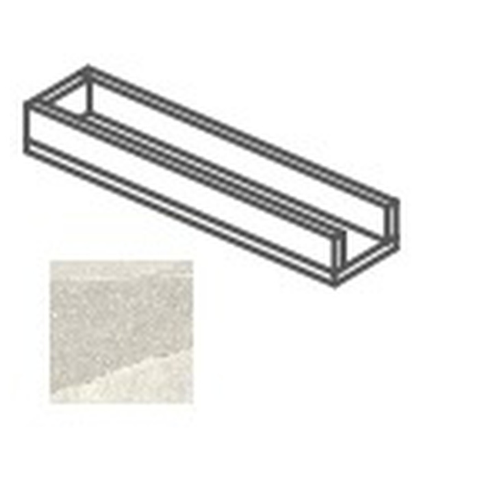 Impronta italgraniti Shale SL02CAC6 Canalina a Bordo Chiuso Sand 14x60x8 матовая