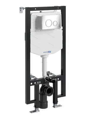 Инсталляция для унитаза WasserKRAFT с клавишей смыва, цвет: хром 56TLT.010.ME.CH02