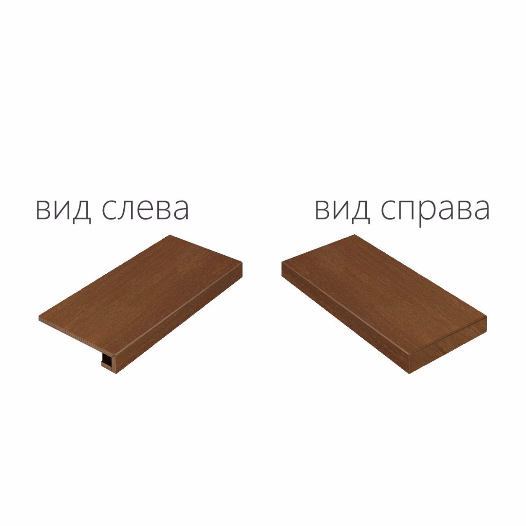 Surface Corten Scalino Angolare Destro 33X60 матовая