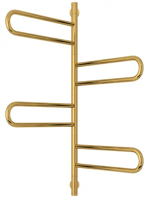 СУНЕРЖА 4.0-4С Полотенцесушитель 978х535, поворотный, 130Вт, золото 03-0823-0978