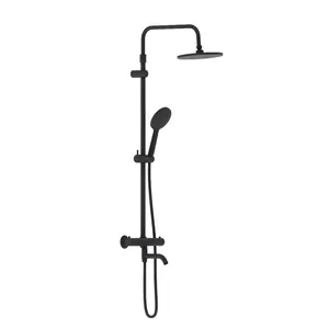 Душевая система Damixa со смесителем термостатом, черный 977810300