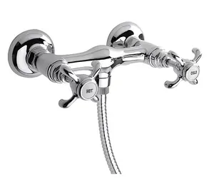 Смеситель для душа Paini двухзахватный, без излива, хром 87CR511