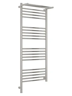 СУНЕРЖА с полкой Полотенцесушитель 1200х500 нержавеющая сталь МЭМ левый 00-6006-1250