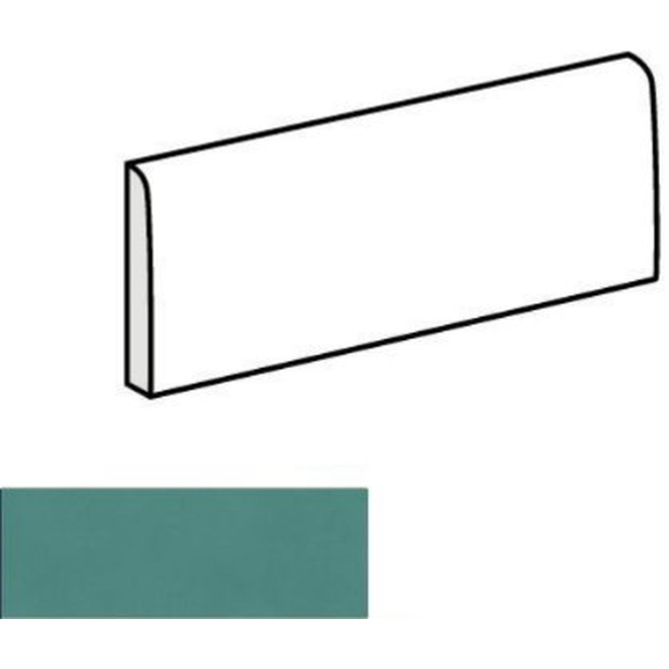 Equipe Village 25682 Bullnose Teal 6,5x20 глянцевая