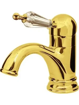 Смеситель Boheme Imperiale 321 для раковины, на 1 отверстие, однозахватный, золото