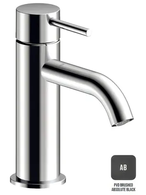 Смеситель для раковины Almar без д/к,поворотный аэратор, высота 160мм, цвет черный брашированный E214000.AB