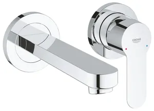 Смеситель для раковины Grohe 20474000 встраиваемый, однозахватный, на 2 отверстия, цвет:хром