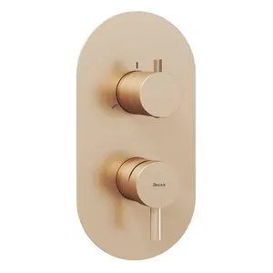 Смеситель Ravak X070357 для ванны/душа встраиваемый, на 3 выхода, розовое золото