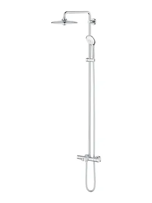 Душевая система Grohe 260 27475002 термостат, короткий излив, верх/руч. душ 1+3 реж, хром