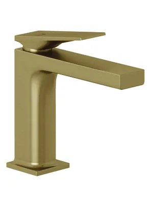 Смеситель для умывальника KLUDI однозахватный,с донным клапаном,брашированное золото 54288N075