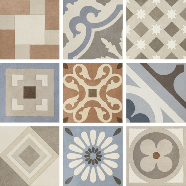 Ceramica Fioranese Cementine Retro CMR20DM Deco 20x20 матовая