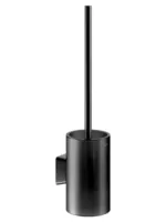 Ершик для унитаза Keuco настенный,с клеевым набором,черный мат./хрусталь матовый 14664379000