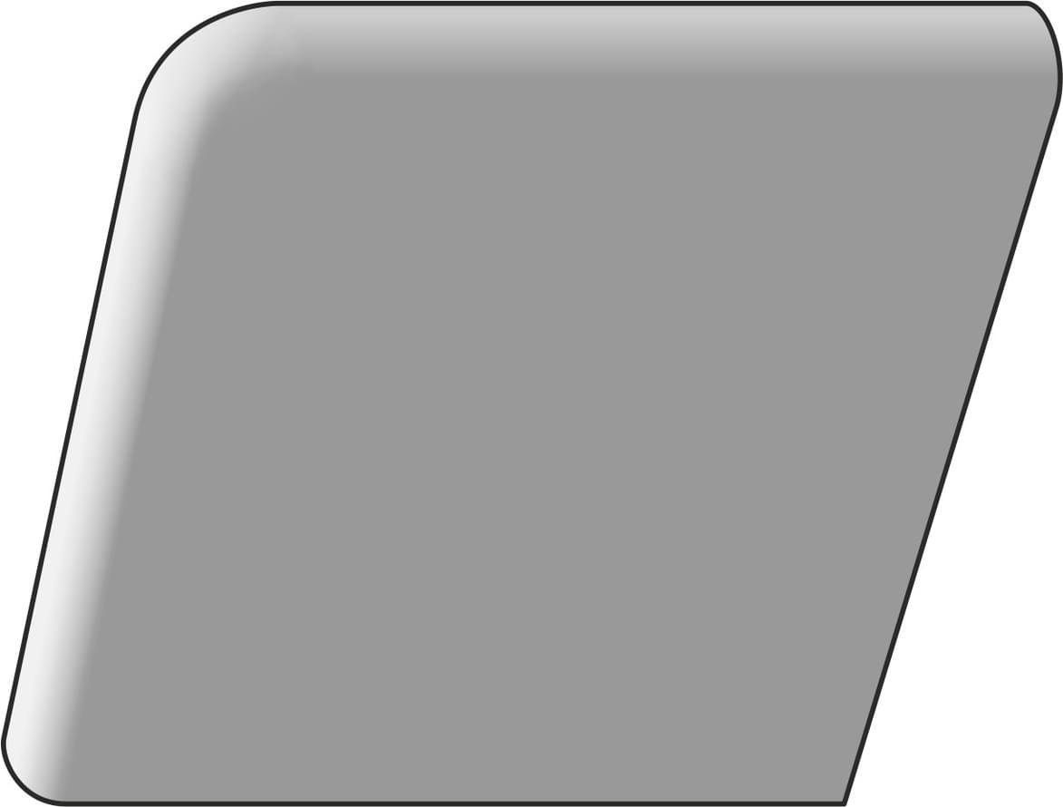Tele Di Marmo Reloaded Doppio Becco Civetta Bullnose Quarzo Kandinsky Naturale 15x15