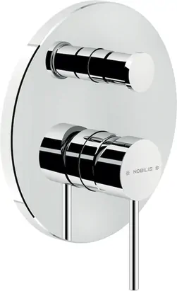 Смеситель NOBILI для ванны/душа, встраиваемый, внешняя часть, хром VE125100/ECR