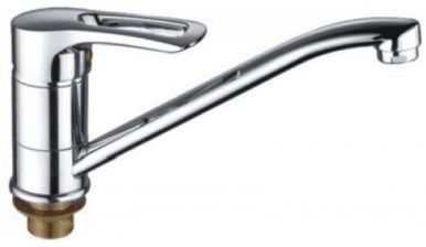 Смеситель Ledeme Н25 для кухни, однозахватный, поворотный излив, хром L4925