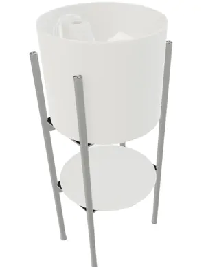 Раковина AeT 360х360х300 с отверстием под смеситель, белая глянцевая L805T0R1V0100