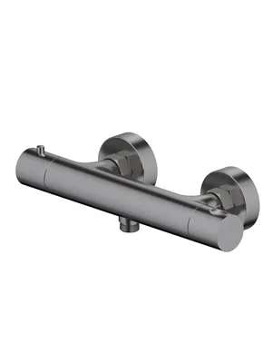 Смеситель для душа Aquatek AQ1363BGM настенный, термостатический, цвет: сталь оружейная