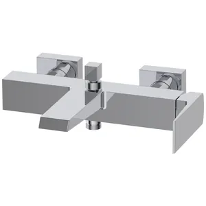 Смеситель для ванны/душа BelBagno ARL-VASM-CRM однозахватный, настенный, хром