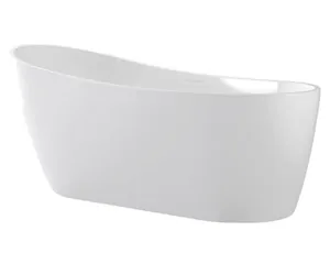 Ванна акриловая Abber (1300х700) отдельностоящая, слив-перелив, белый AB9353-1.3