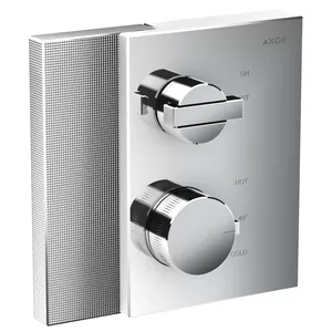 Смеситель Axor 46751000 для душа термостат, с запорным вентилем, скрытый м, алмазная огранка