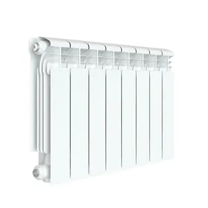 Радиатор алюминиевый Rifar VENTIL VL 350 нижнее левое подключение, 8 секции, 50мм, 1096 Вт