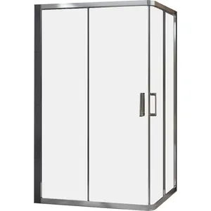 Душевой уголок RAVAK 10AP4 (1200х900) с раздвижными дверьми, сатин + транспарент