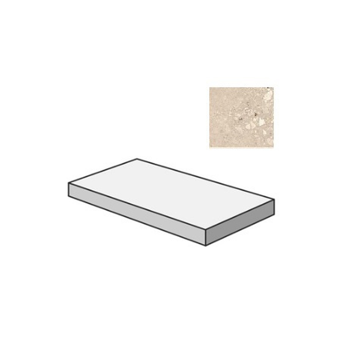 Sant Agostino Logico CSAGSCSA12 Gradone Angolare Sx Cosmo Sand 33x120 матовая