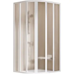 Душевой уголок RAVAK SKKP6-90 (895х895х1950) раздвижные двери, стекло, белый+Grape