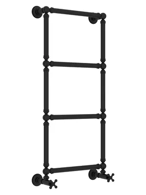 СУНЕРЖА 1304 Полотенцесушитель 960х400 черный матовый, нижнее подкл. 3/4"