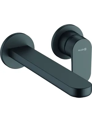 Смеситель KLUDI 220 мм, для умывальника, встраиваемый, однозахватный, черный матовый 242453975