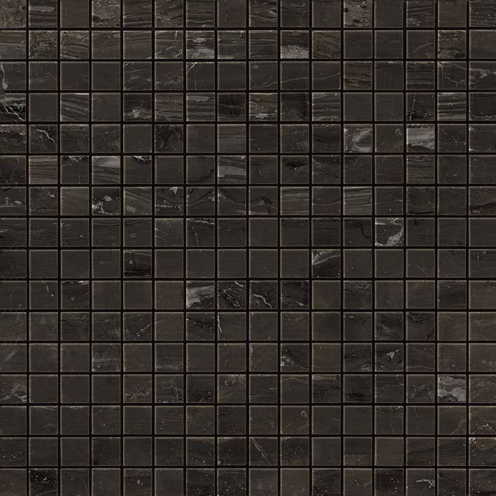 Marvel Edge Absolute Brown Mosaico Lappato 30x30 глянцевая