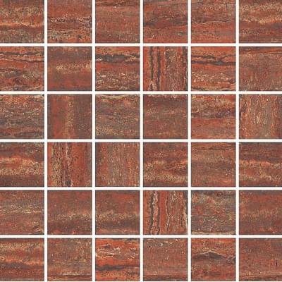 мозаика I Travertini Rosso Vein Cut Mosaico 30x30