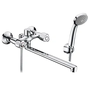 Смеситель для ванны/душа WasserKRAFT 2902L настенный, длинный излив, хром