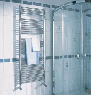 Полотенцесушитель стальной Zehnder TGC-180-060 (1760х600) водяной, цвет: хром