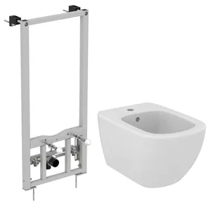 Инсталляция Ideal Standard ProSys + Биде с отверстием под смеситель/переливом D386801