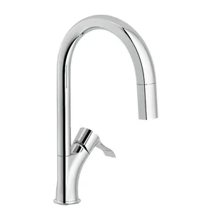 Смеситель NOBILI для кухни, вытяжной излив с душем, хром SI98127CR